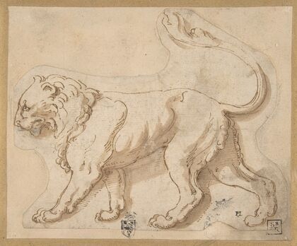 A Lion in Profile Facing to the Left (‘Leo’)
