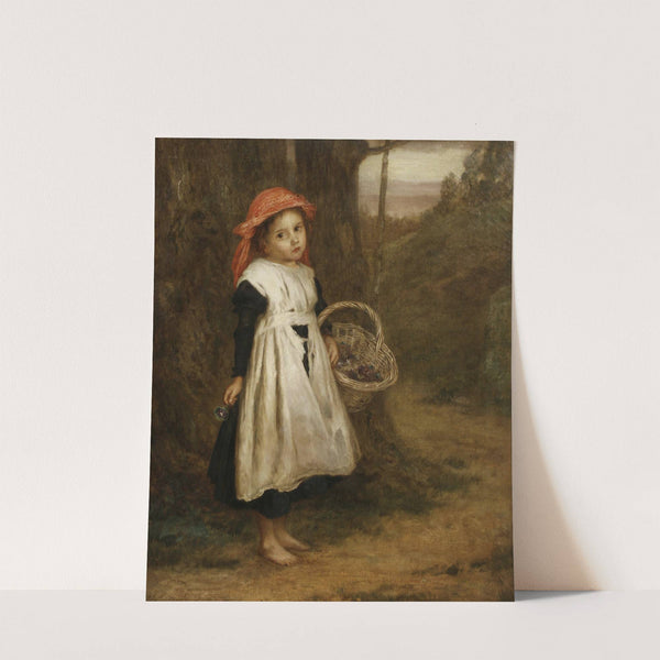 A Little Violet Seller (1877) by Augustus Edwin Mulready