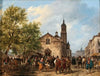A Lively Scene on a Market Square