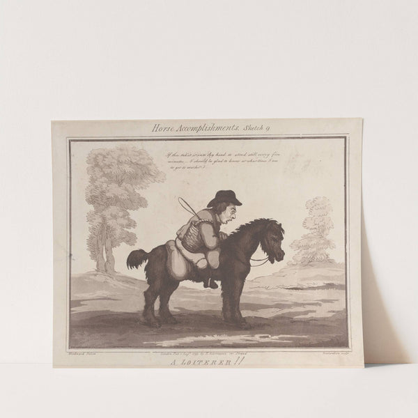 A Loiterer !! (1799) by Thomas Rowlandson