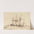 A Lugger Signaling a Passing Frigate by George Chambers