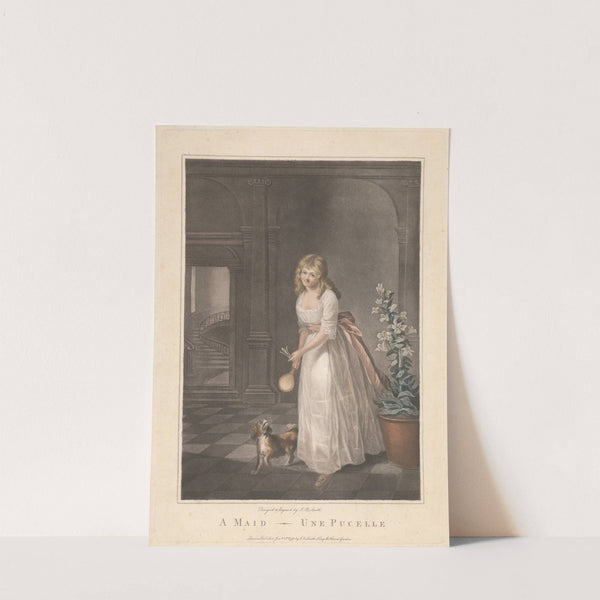 A Maid – Une Pucelle (1791) by John Raphael Smith