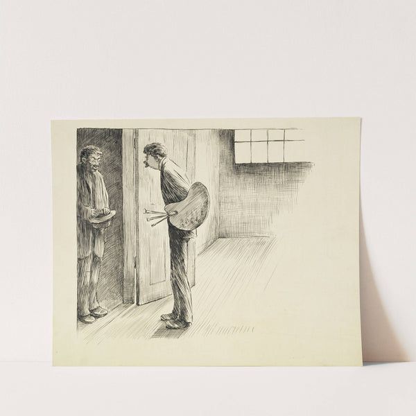 Home Cleaning No. II President Taft (1911) by Harold Imbrie