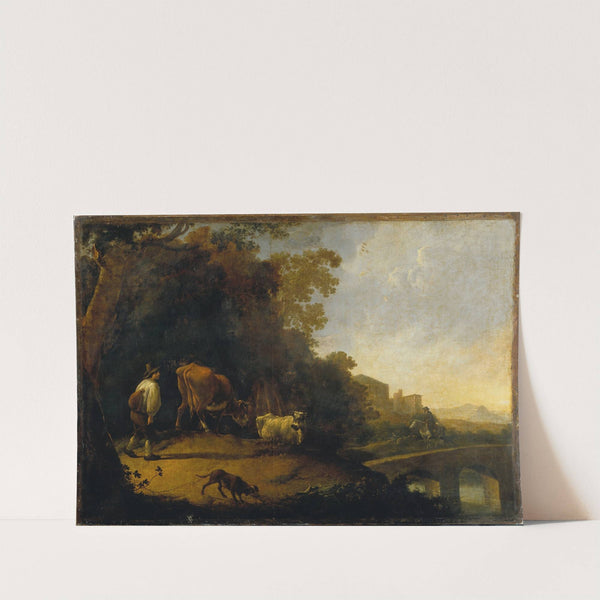 A Man driving Cows by Anonymous