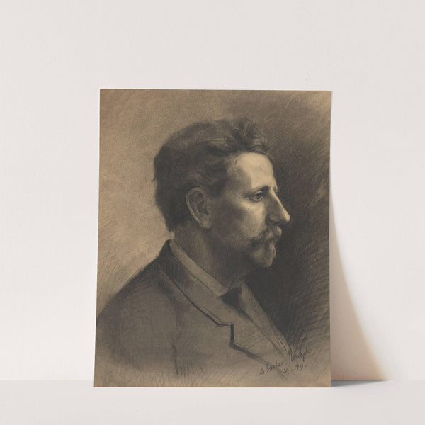 A Man in Profile by Gustav Wentzel