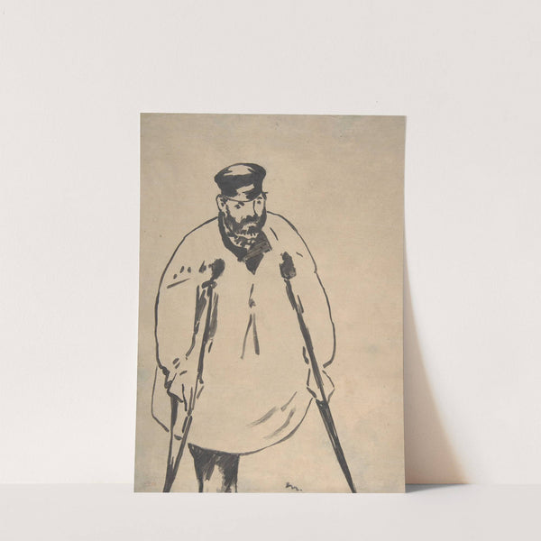 A Man on Crutches (1878) by Édouard Manet