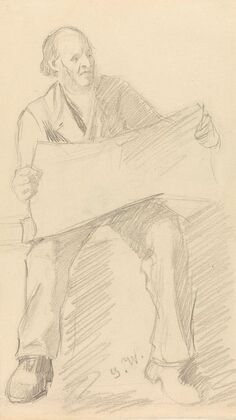 A Man Reading