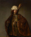 A man, three-quarter length, in Oriental dress