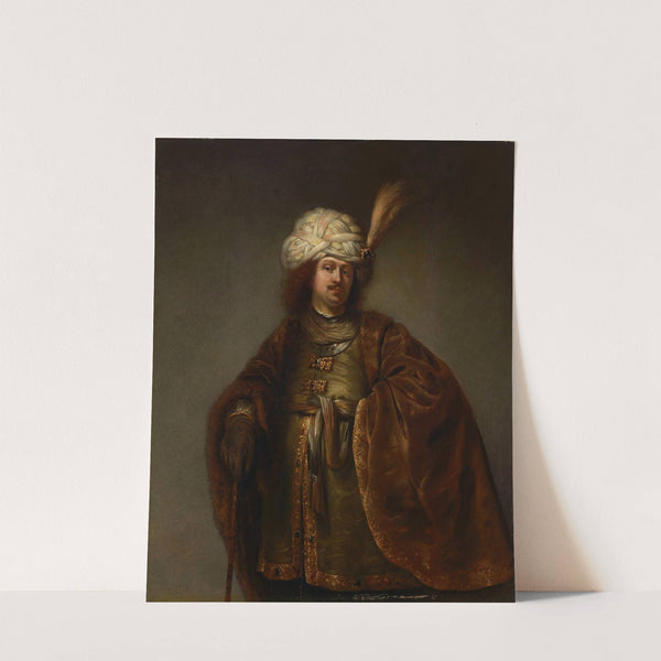 A man, three-quarter length, in Oriental dress by Isaac de Jouderville