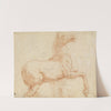 A Marble Horse on the Quirinal Hill (recto) by Raphael