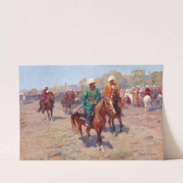 A Market Day in Central Asia (1904) by Franz Roubaud