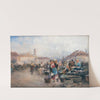 A Market on Freyung by Emil Barbarini