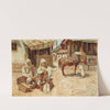 A Market Scene by Spiro Bocaric