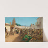 A Market Scene in Tlemcen, Algeria by Gustavo Simoni