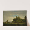 A Meadow Bordered by Trees by Théodore Rousseau