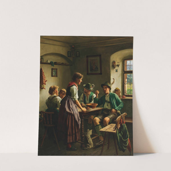 A Meal in the Mountains by Emil Rau