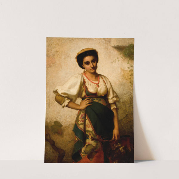 A Mediterranean Beauty by Wilhelm Auguste Rudolf Lehmann