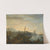 A Mediterranean Port With Figures Resting And Fishermen Drawing In Their Nets In The Foreground, A Tower Beyond by Adrien Manglard