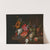 A melon, peaches, grapes, medlars, sunflowers, roses, peonies and other flowers with butterflies and other insects on a stone ledge by Cornelis de Heem