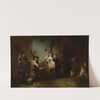 A Merry Company Dancing outside an Inn by Januarius Zick