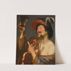 A merry violinist holding a roemer by Gerard van Honthorst