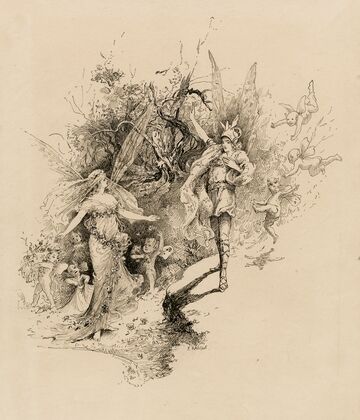 A Midsummer night’s dream; Ill met by moonlight, proud Titania (1901)