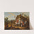 A Military Encampment, Depicting The Household Cavalry Of The duke of Savoy (1744-1745) With A Standard Bearer And Horses By A Tent by Jan Peeter Verdussen