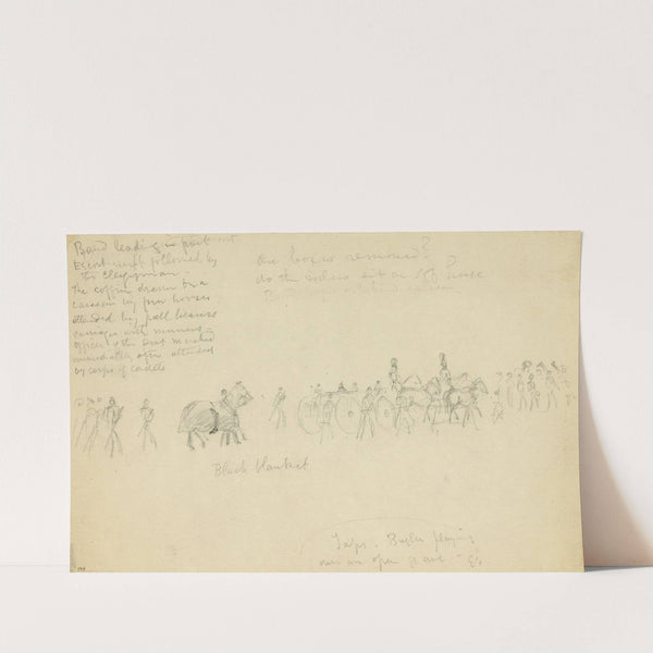 A military funeral by Alfred Rudolph Waud