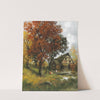 A Mill in an Autumnal Forest by Adolf Kaufmann