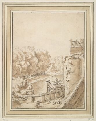 A Moat near a Castle