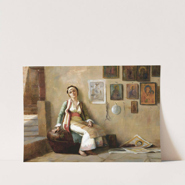 A Moment&#039;s Rest by Theodoros Ralli