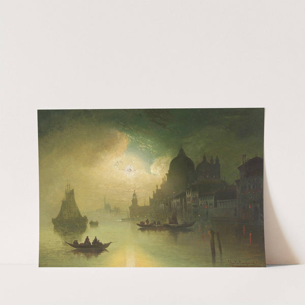 A Moonlit Night over Venice by Karl Kaufmann