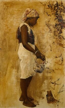A Moorish girl in yellow