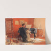 A Mother And Her Little Daughter At The Piano by Carl Pietzner