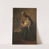 A Mother with her Child (c. 1880 - c. 1899) by Albert Neuhuys