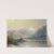 A mountain lake with a chapel by Oskar Mulley