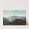 A Mountain Landscape (1863) by August Becker
