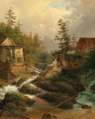 A mountain mill