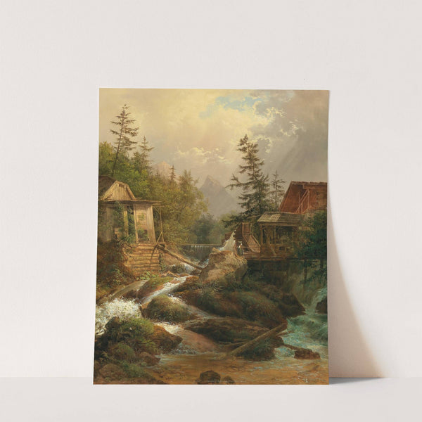 A mountain mill by Josef Feid