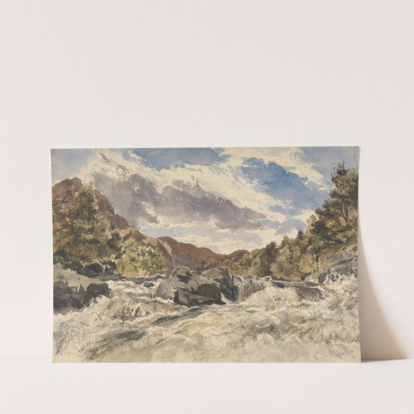 A Mountain Torrent by William James Müller