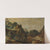 A mountainous landscape with travellers on paths along a riverbank by Joos de Momper