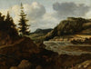 A Mountainous River Landscape with Travellers (About 1660)