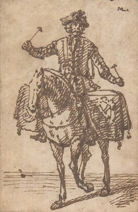 A Mounted Drummer from the Front