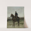 A Mounted Officer by Jean-Baptiste Édouard Detaille