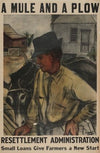 A mule and a plow–Resettlement Administration–Small loans give farmers a new start