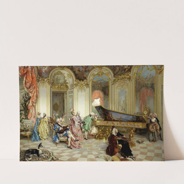 A musical soirée by Oreste Cortazzo