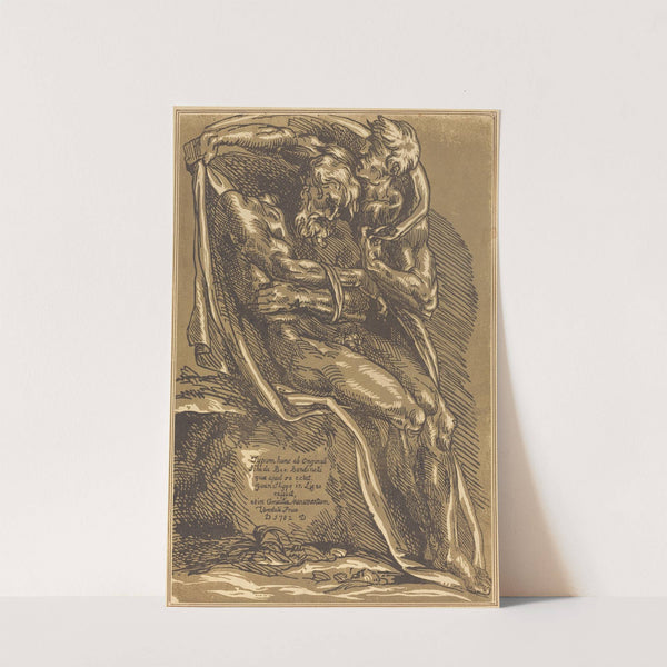 A Naked Man, Seated With His Hands Tied by John Skippe