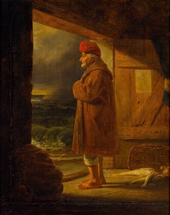 A Neapolitan Fisherman At His Door
