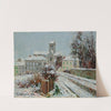 a neige à Auvers-sur-Oise by Gustave Loiseau