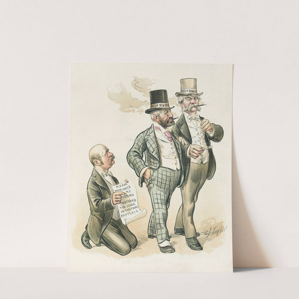 A nice attitude for a United States Senator! (1893) by Charles Jay Taylor